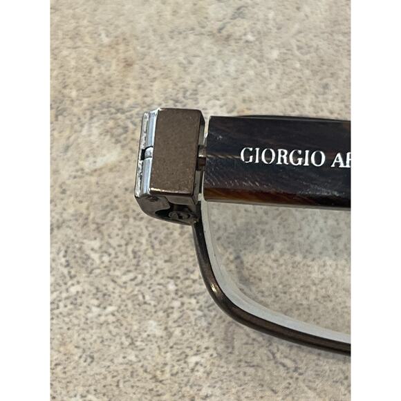 Giorgio Armani Eyeglasses Frames GA349 NFJ Tortoise Rectangular 52-17-140 - Picture 3 of 9